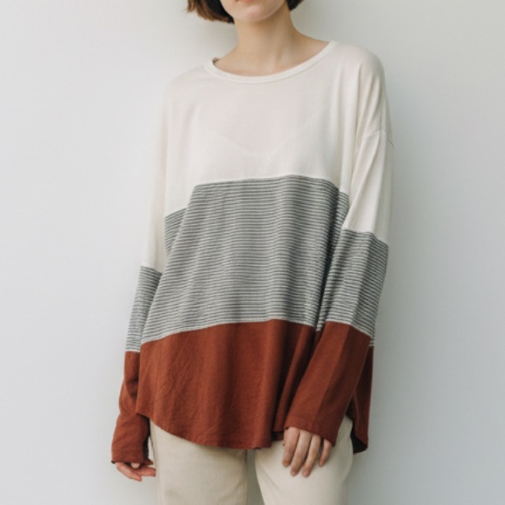 New Reverie Boho Striped Top